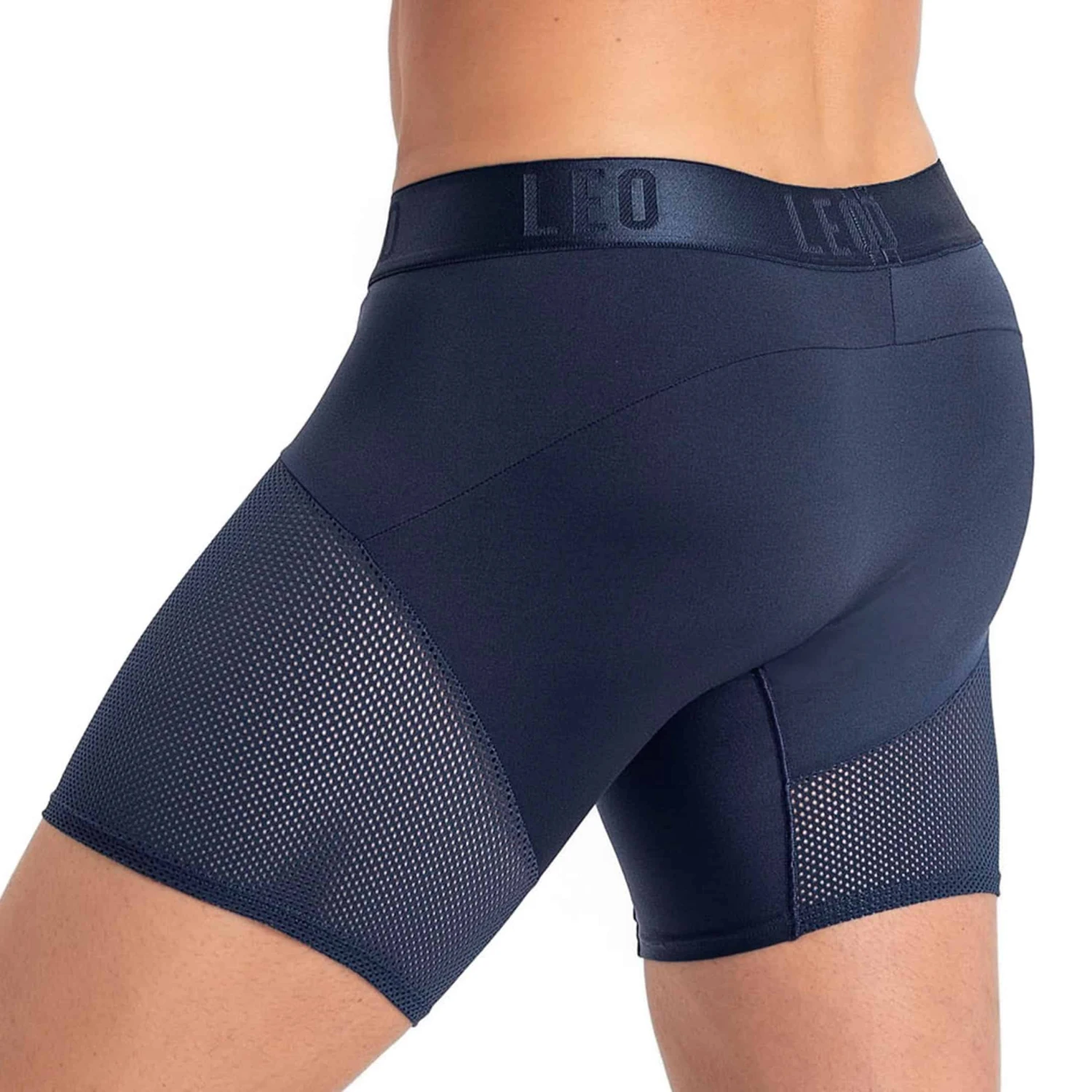 Boxer Long Advanced Mesh Bleu Marine 1 Boxer Long Advanced Mesh Bleu Marine