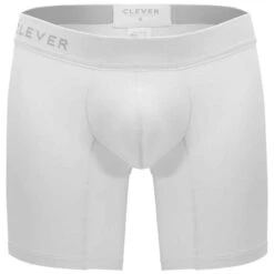 Boxer Long Classic Match Microfibre Blanc -Boutique De Sous-vêtements boxer long classic match microfibre blanc clever 2