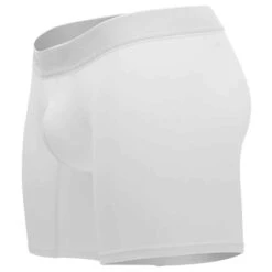 Boxer Long Classic Match Microfibre Blanc -Boutique De Sous-vêtements boxer long classic match microfibre blanc clever 4