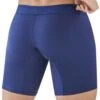 Boxer Long Classic Match Microfibre Bleu Marine