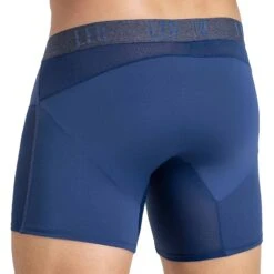 Boxer Long Eco-Friendly Bleu -Boutique De Sous-vêtements boxer long eco friendly bleu leo 2