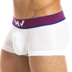 Boxer Marine Blanc