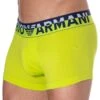 Boxer Megalogo Coton Citron Vert