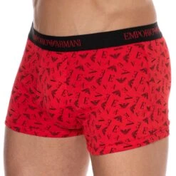 Boxer Pure Cotton Rouge - Logo