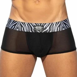 Boxer Court Push Up C-Trough Zebra Noir