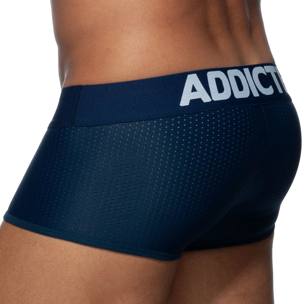 Boxer Court Push Up Mesh Bleu Marine 2 Boxer Court Push Up Mesh Bleu Marine – Image 2
