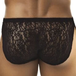 Boxer Running Short Dentelle Noir