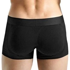 Boxer Stealth Padded Coton Noir -Boutique De Sous-vêtements boxer stealth padded coton noir rounderbum 2