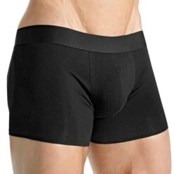 Boxer Stealth Padded Coton Noir -Boutique De Sous-vêtements boxer stealth padded coton noir rounderbum 3