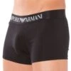 Boxer Stretch Cotton Noir