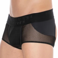 Boxer Switch Bottomless Access Noir -Boutique De Sous-vêtements boxer switch bottomless access noir pump 2