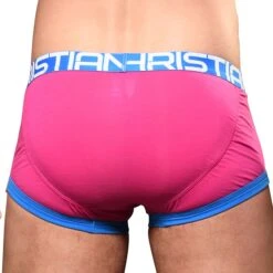 Boxer Tagless FlashLift Show-It Coton Fuchsia -Boutique De Sous-vêtements boxer tagless flashlift show it coton fuchsia andrew christian 3