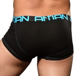 Boxer Tagless FlashLift Show-It Coton Noir -Boutique De Sous-vêtements boxer tagless flashlift show it coton noir andrew christian 2