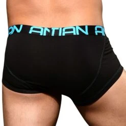 Boxer Tagless FlashLift Show-It Coton Noir -Boutique De Sous-vêtements boxer tagless flashlift show it coton noir andrew christian 3