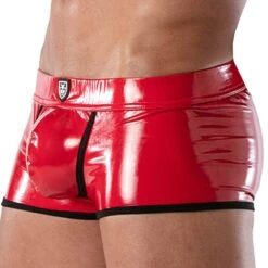 Boxer Vinyl Rouge