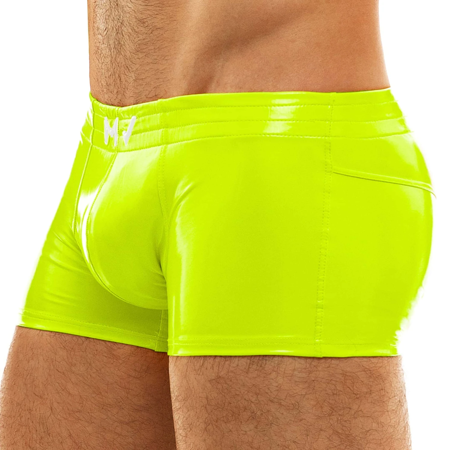 Boxer Viral Vinyle Jaune Fluo 1 Boxer Viral Vinyle Jaune Fluo