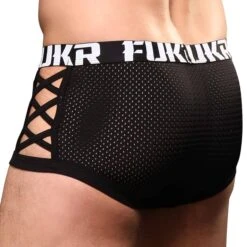 Boxer X FUKR Mesh Noir -Boutique De Sous-vêtements boxer x fukr mesh noir andrew christian 2