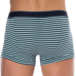 Boxer Yarn Dyed Coton Rayure Arctique -Boutique De Sous-vêtements boxer yarn dyed coton rayure arctique emporio armani 2