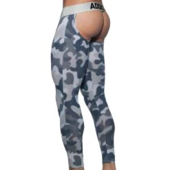 Calecon Long Empty Bottom - Camo Gris