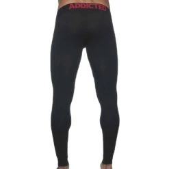 Caleçon Long Noir -Boutique De Sous-vêtements calecon long noir addicted 2