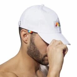 Casquette AD Rainbow Blanche