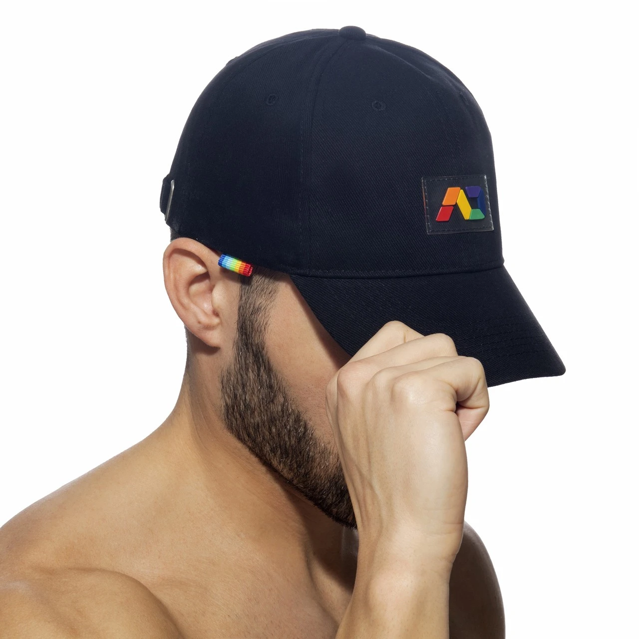 Casquette AD Rainbow Noire 1 Casquette AD Rainbow Noire