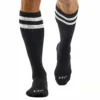 Chaussettes Hautes Football Noires