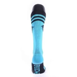 Chaussettes Hautes Hex Bleu Turquoise 5 Chaussettes Hautes Hex Bleu Turquoise -Boutique De Sous-vêtements chaussettes hautes hex bleu turquoise breedwell 2