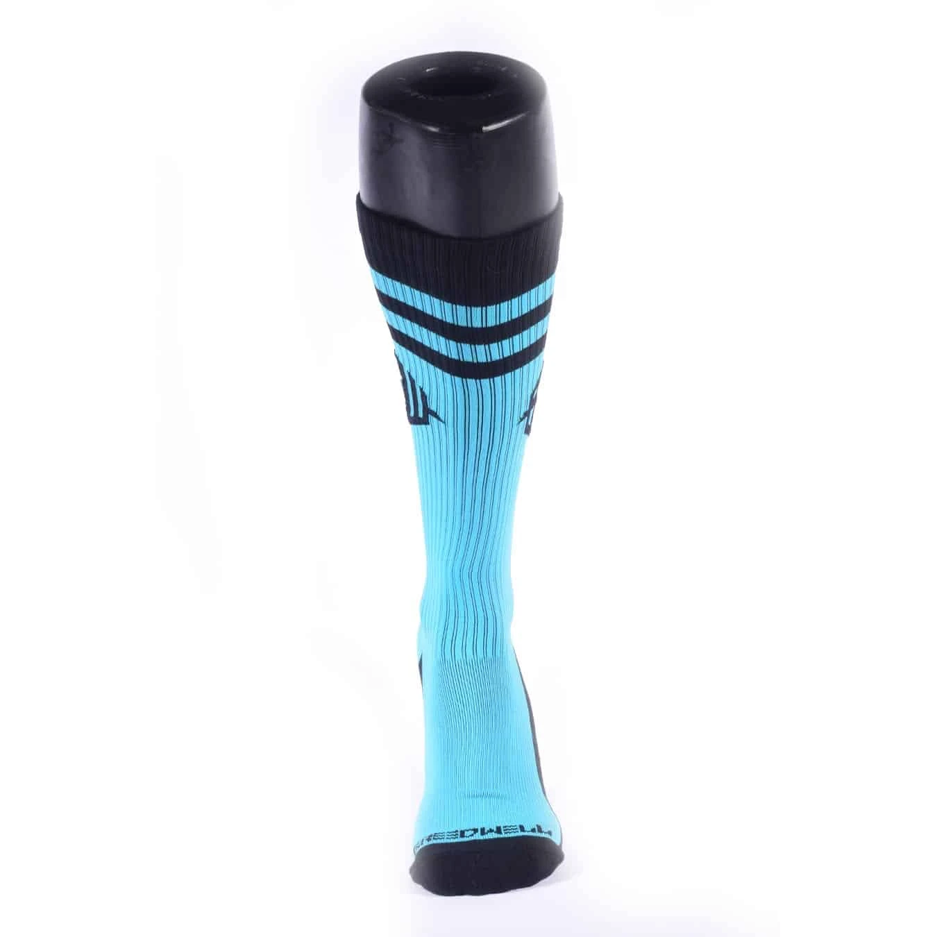 Chaussettes Hautes Hex Bleu Turquoise 1 Chaussettes Hautes Hex Bleu Turquoise