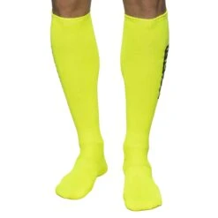 Chaussettes Hautes Neon Jaune Fluo