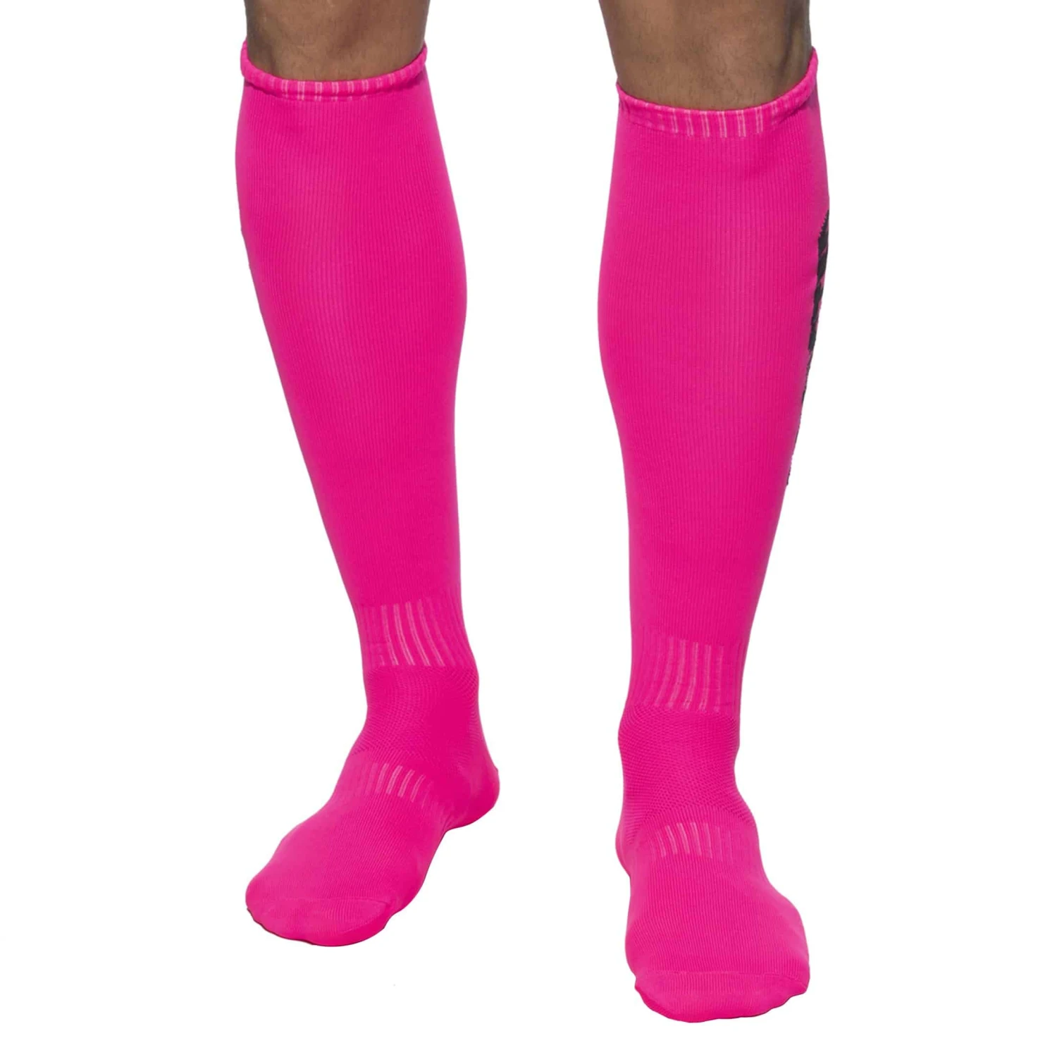 Chaussettes Hautes Neon Rose Fluo 1 Chaussettes Hautes Neon Rose Fluo