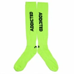 Chaussettes Hautes Neon Vert Fluo 5 Chaussettes Hautes Neon Vert Fluo -Boutique De Sous-vêtements chaussettes hautes neon vert fluo addicted 2