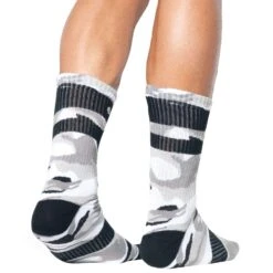 Chaussettes Sport Camouflage Gris