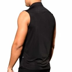 Chemise Sans Manche Muscle Noire 6 Chemise Sans Manche Muscle Noire -Boutique De Sous-vêtements chemise sans manche muscle noire andrew christian 2