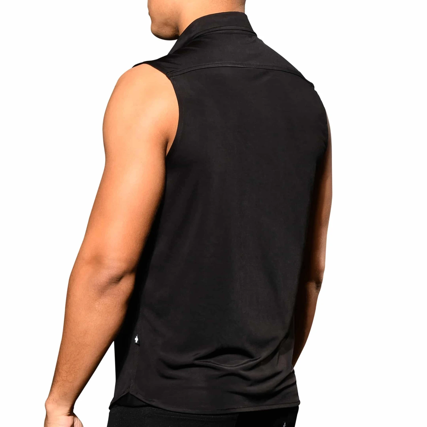 Chemise Sans Manche Muscle Noire 3 Chemise Sans Manche Muscle Noire – Image 3