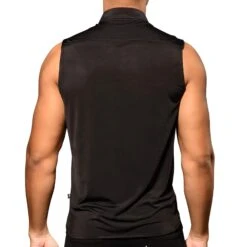 Chemise Sans Manche Muscle Noire 7 Chemise Sans Manche Muscle Noire -Boutique De Sous-vêtements chemise sans manche muscle noire andrew christian 3