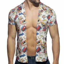 Chemisette Comic Microfibre Blanche 5 Chemisette Comic Microfibre Blanche -Boutique De Sous-vêtements chemisette comic microfibre blanche addicted 2