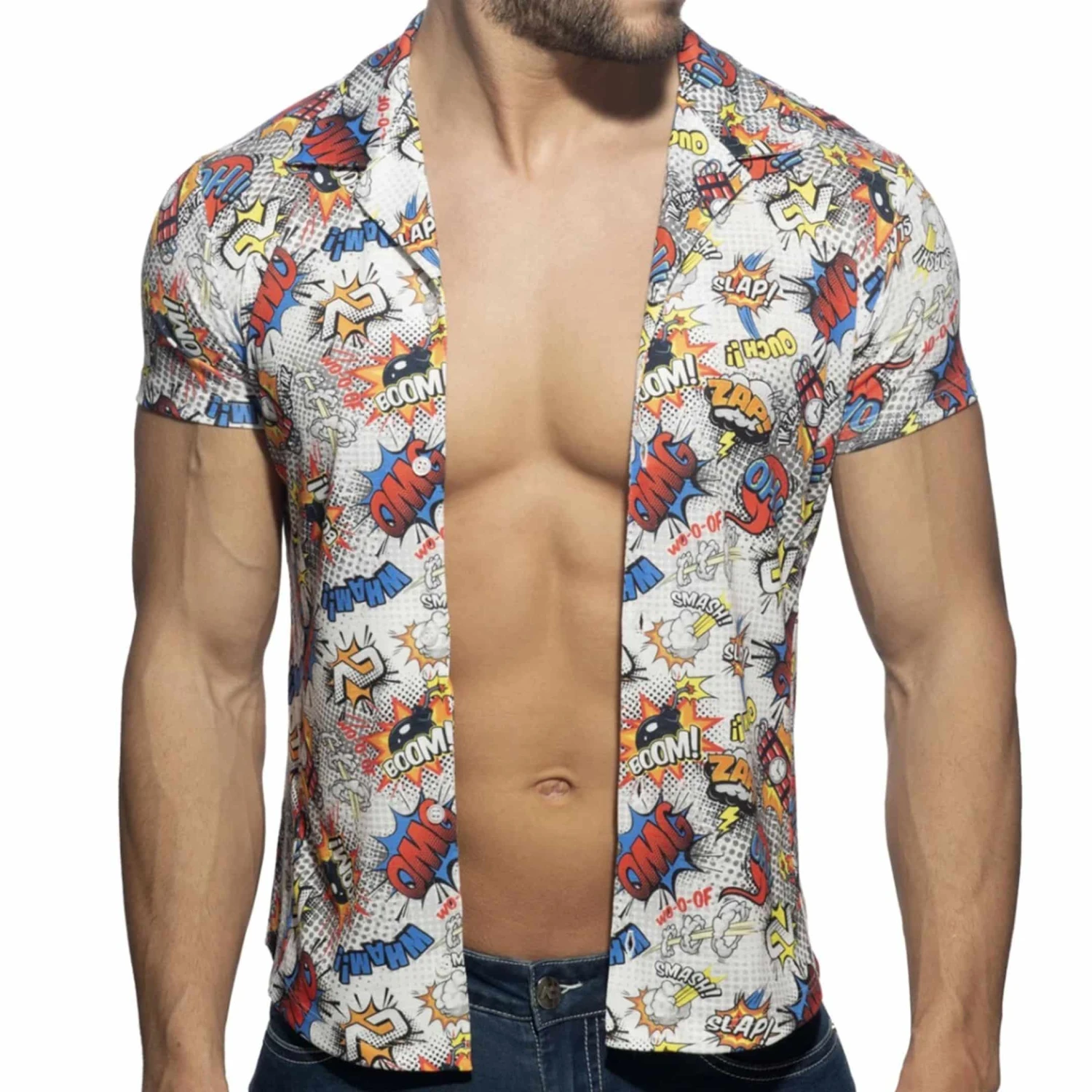 Chemisette Comic Microfibre Blanche 3 Chemisette Comic Microfibre Blanche – Image 3