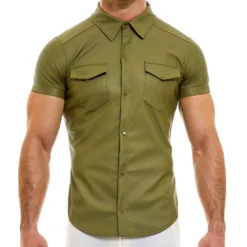 Chemisette Leather Legacy Kaki -Boutique De Sous-vêtements chemisette leather legacy kaki modus vivendi 2