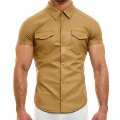 Chemisette Leather Legacy Ocre -Boutique De Sous-vêtements chemisette leather legacy ocre modus vivendi 2
