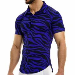 Chemisette Tigre Bleu