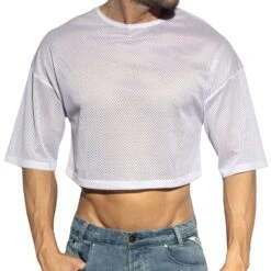 Crop Top Oversize Blanc