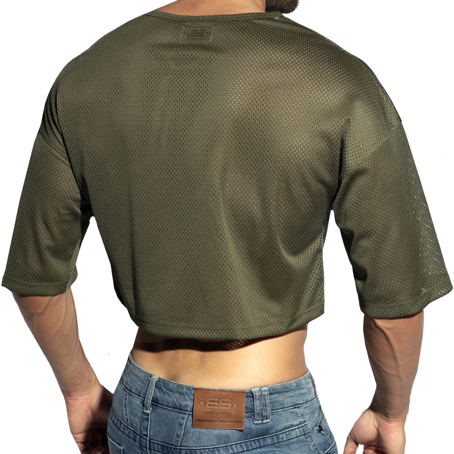 Crop Top Oversize Kaki 2 Crop Top Oversize Kaki – Image 2