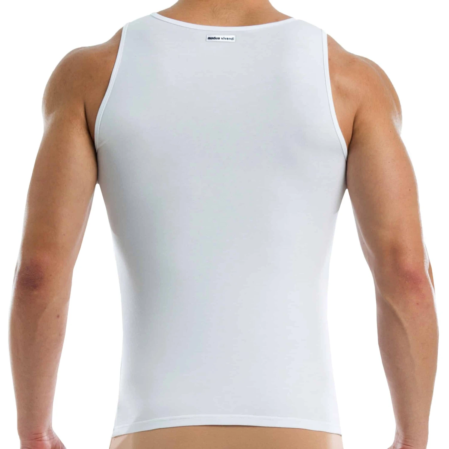 Débardeur Antibactérien Blanc 2 Débardeur Antibactérien Blanc – Image 2