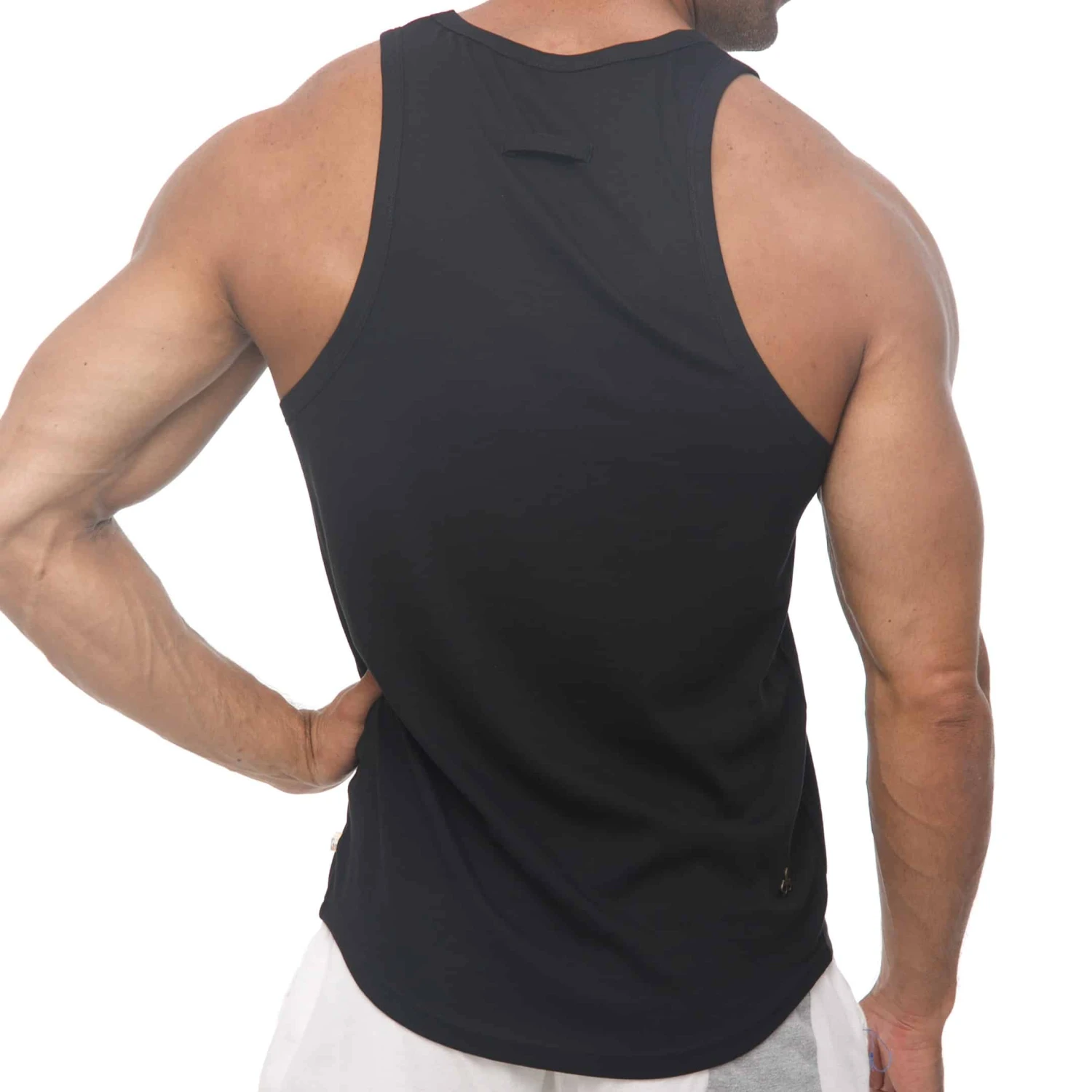 Débardeur Avalon Coton Noir 2 Débardeur Avalon Coton Noir – Image 2