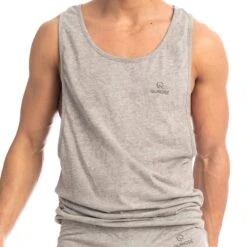 Débardeur Bliss Coton Gris Chiné