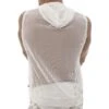 Débardeur Capuche Pride Mesh Blanc