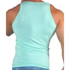 Débardeur Coton Modal Vert Menthe