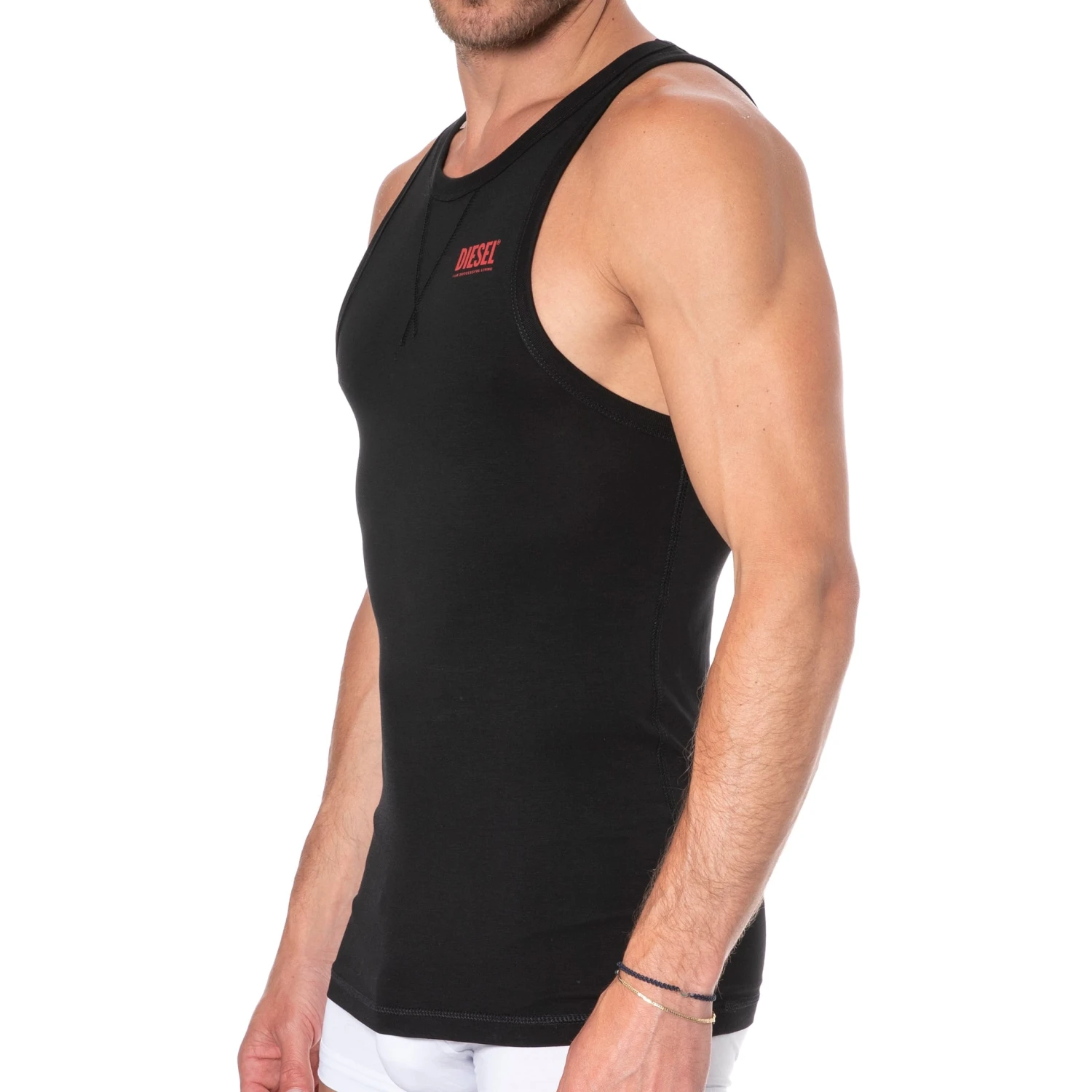 Débardeur Coton Noir 2 Débardeur Coton Noir – Image 2