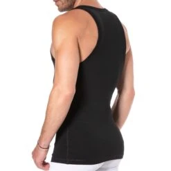 Débardeur Coton Noir 6 Débardeur Coton Noir -Boutique De Sous-vêtements debardeur coton noir diesel 2